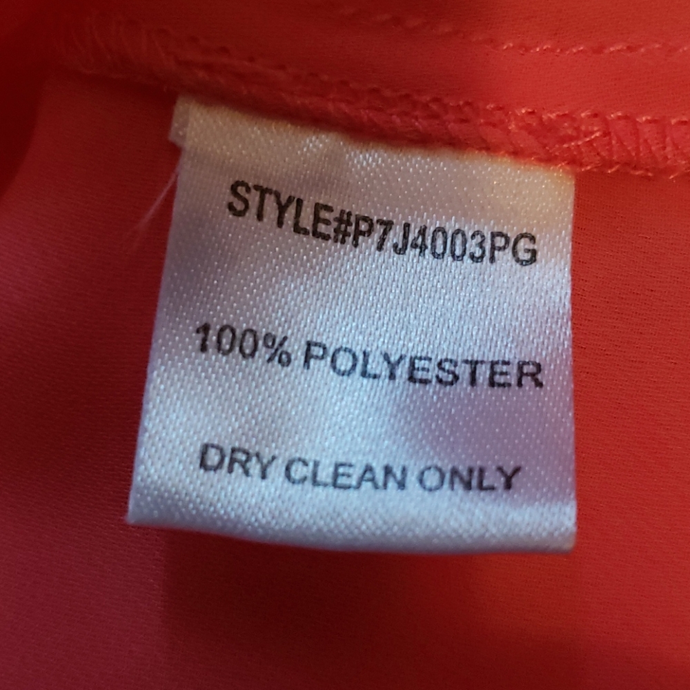 Parker coral ruffled sleeveless top - Picture 5 of 5